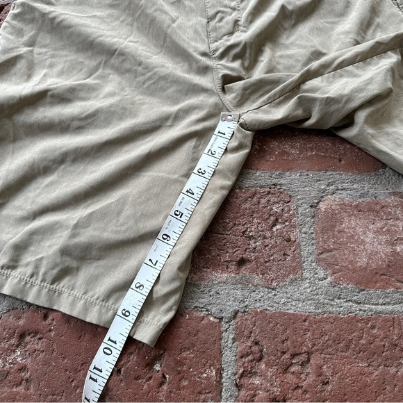 Hurley men’s knee length lightweight shorts size 30 beige Tan casual summer - Picture 4 of 15